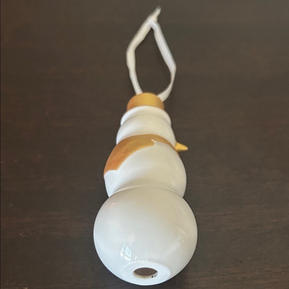 *SOLD* ☃️ Starbucks Winking Snowman Ceramic Ornament New - Picture 5 of 5